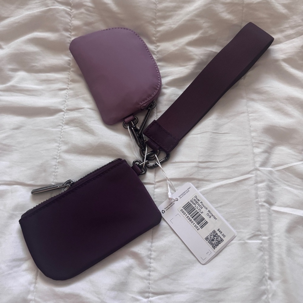 28ππ Lululemon Dual Pouch Wristlet - Goodnight Plum/Lavender Lux - Picture 5 of 5